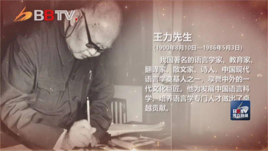 纪念王力诞辰博白走出来的现代著名语言学家王力