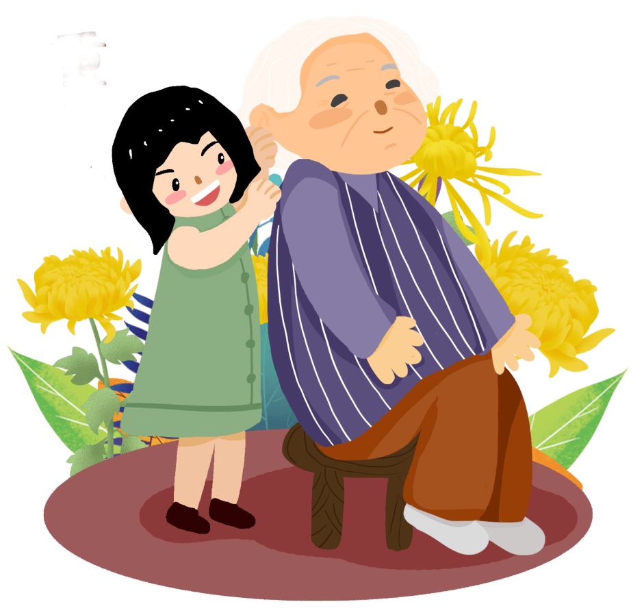 尊老敬老传统美德摇篮宝贝在行动