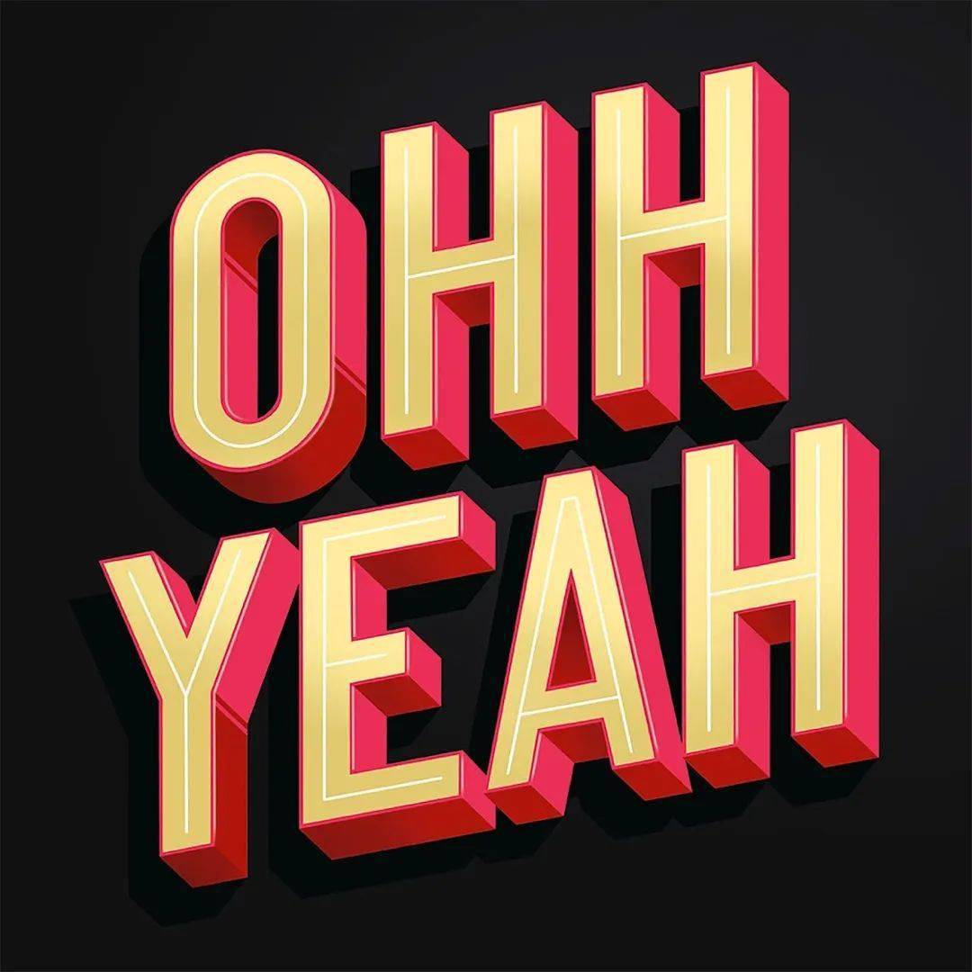 创意立体感字体设计