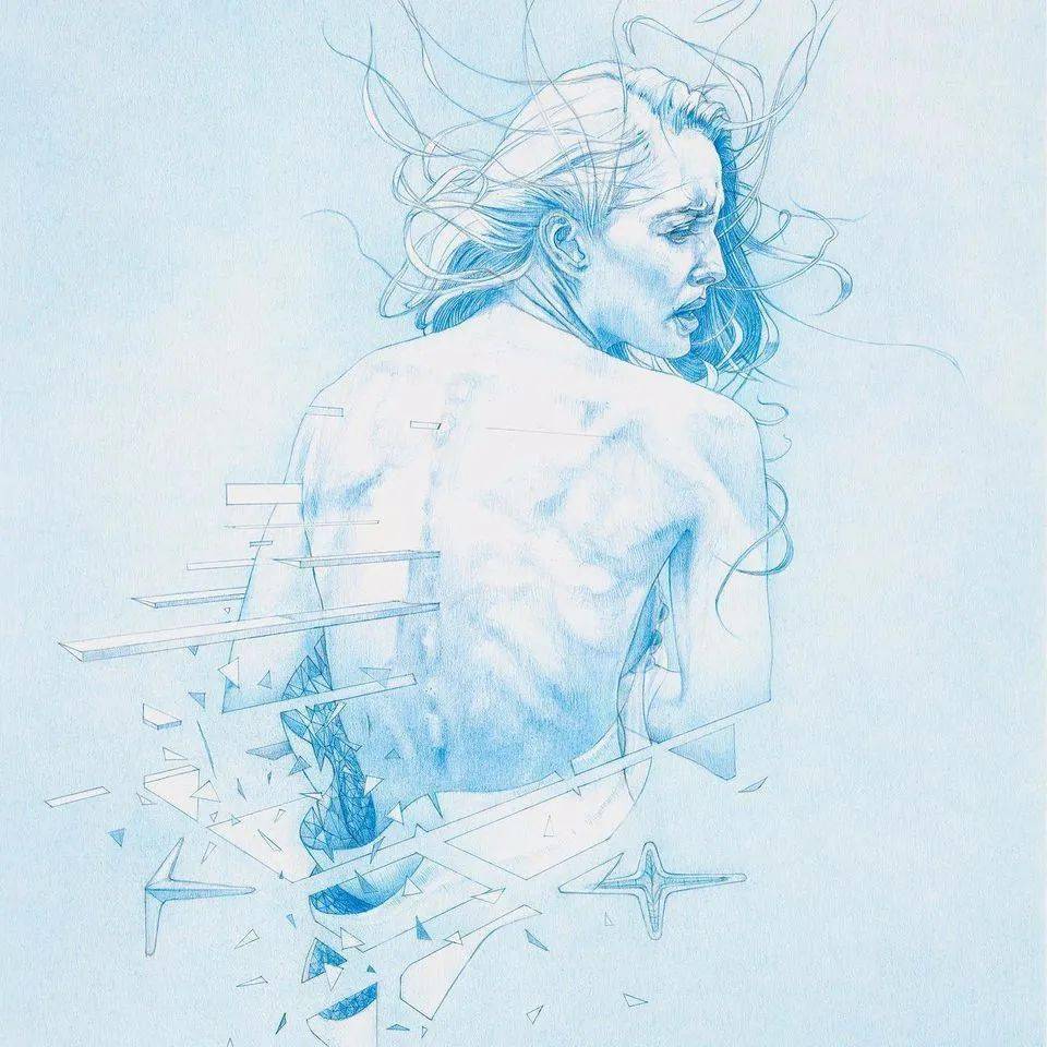 痴迷8年他用单色彩铅画出雅致的素描这光影效果够绝