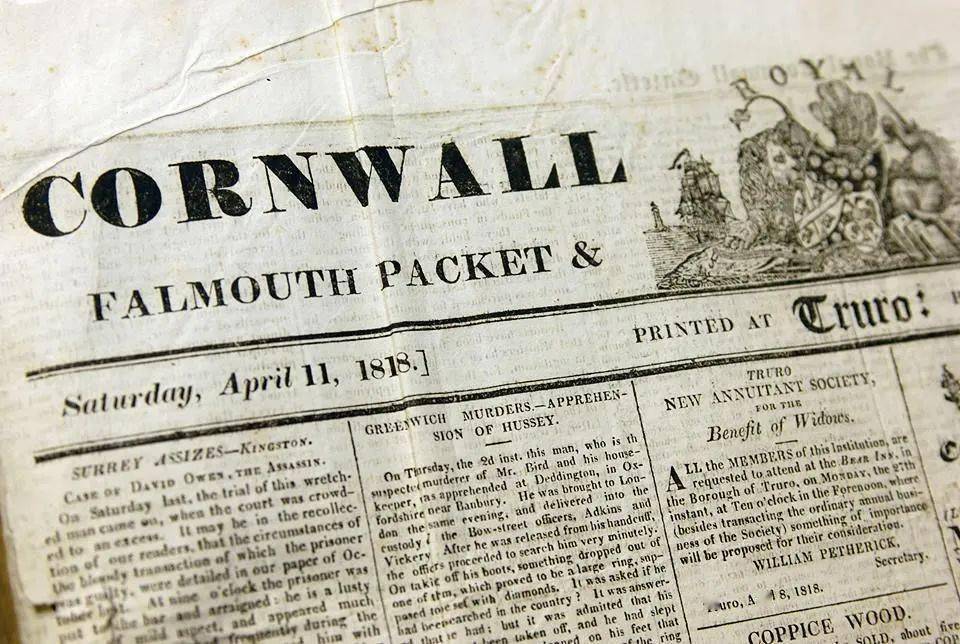 19世纪的英国报纸.