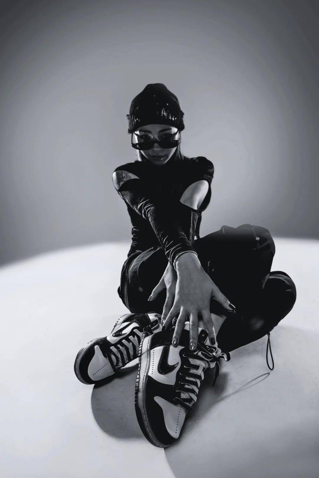 「眼中黑白甚分明 · slam jam x nike dunk high "clear black"造型