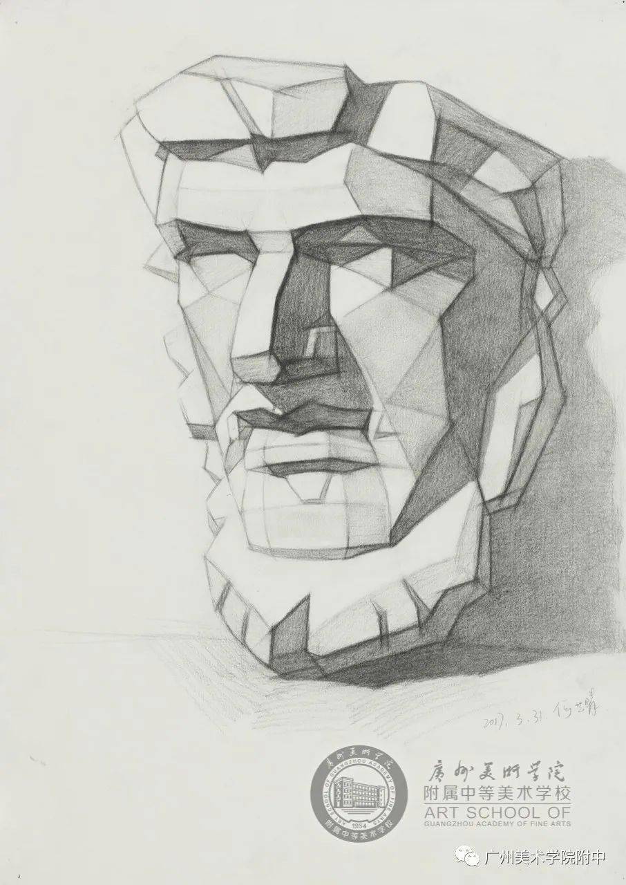 广美院附中2020届学生毕业优秀作业展素描篇