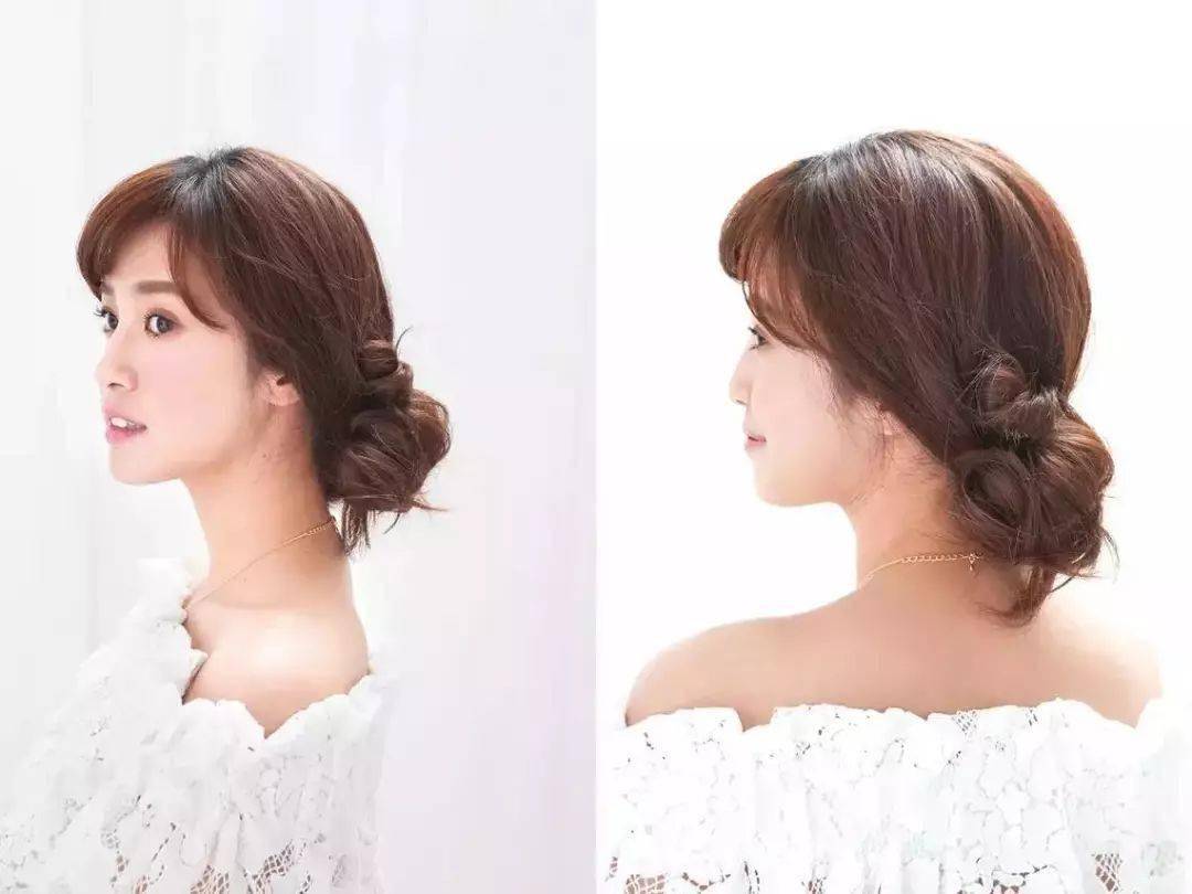 超简单三种不同绑发的丸子头既优雅淑女又漂亮