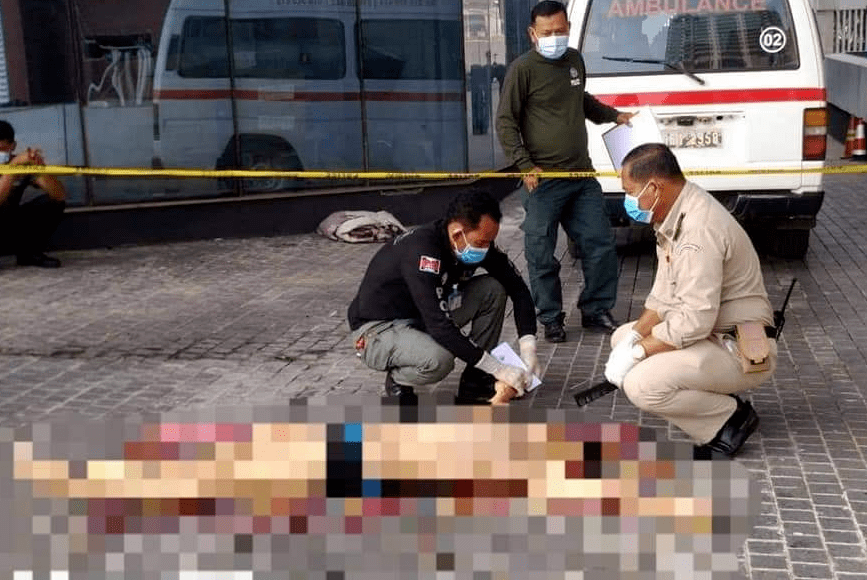 西港一名中国男子在酒店坠楼身亡