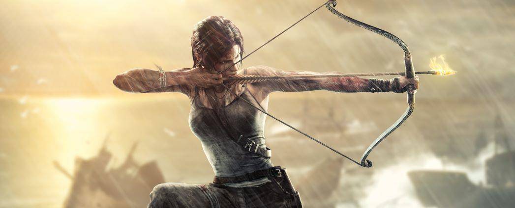 背负长弓,扎马射箭是玩家对劳拉最深刻的印象,这个女孩因为兴趣而走上