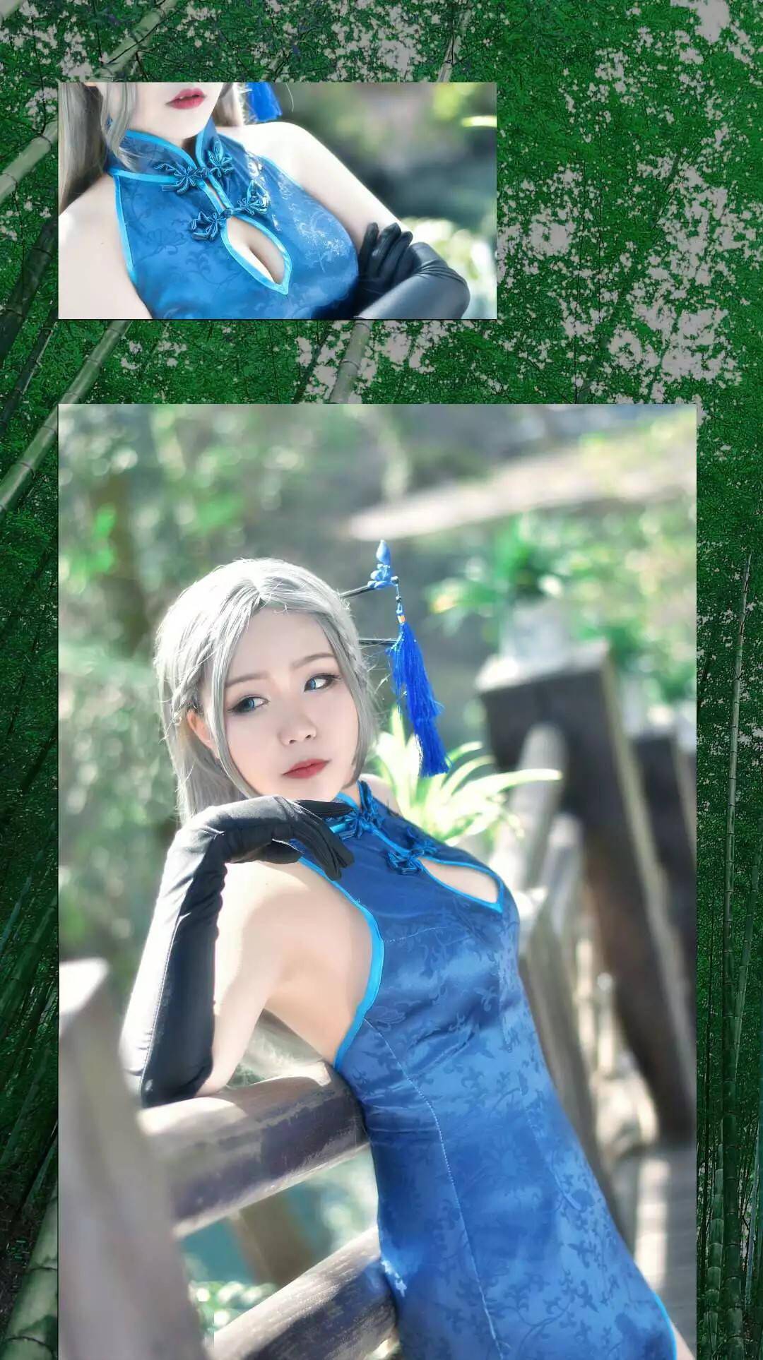 剑三唐门同人旗袍 炮姐cosplay_手机搜狐网