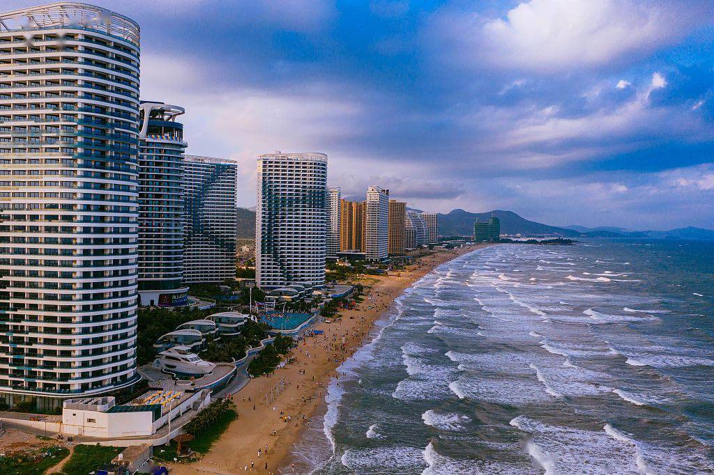 广东惠州:秋天来红海湾观浪吧