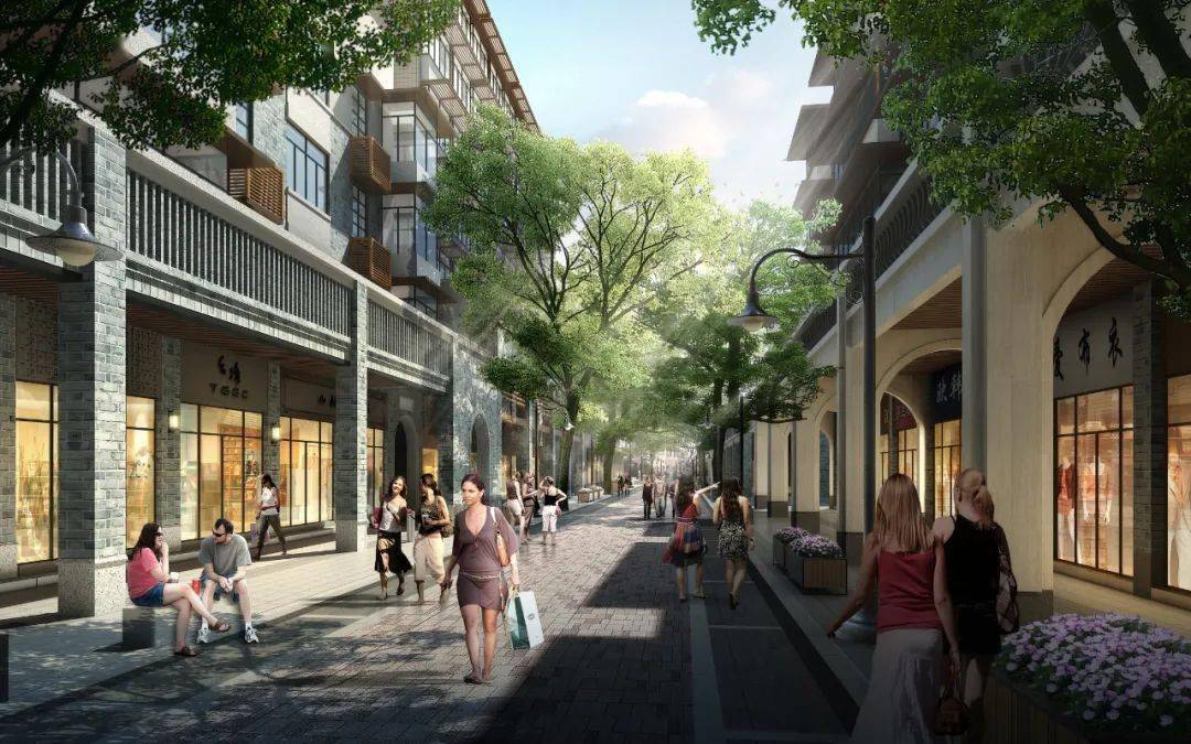 从道路调整,景观提升,建筑改造,公共艺术,夜景灯光等多方面进行改造