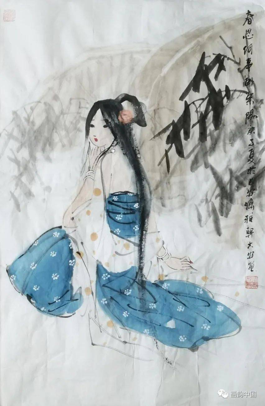 画韵人物品读袁大安作品欣赏