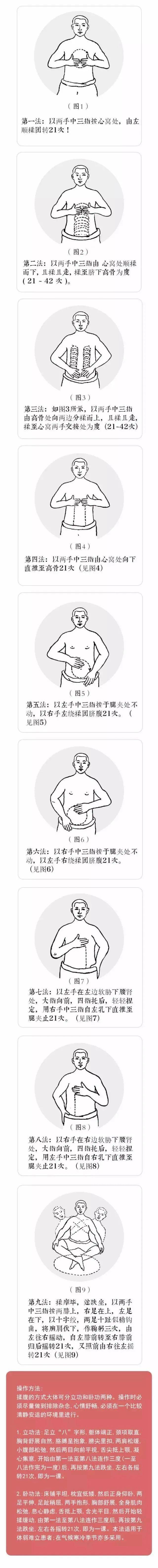 打开本文学习正确的揉腹方法