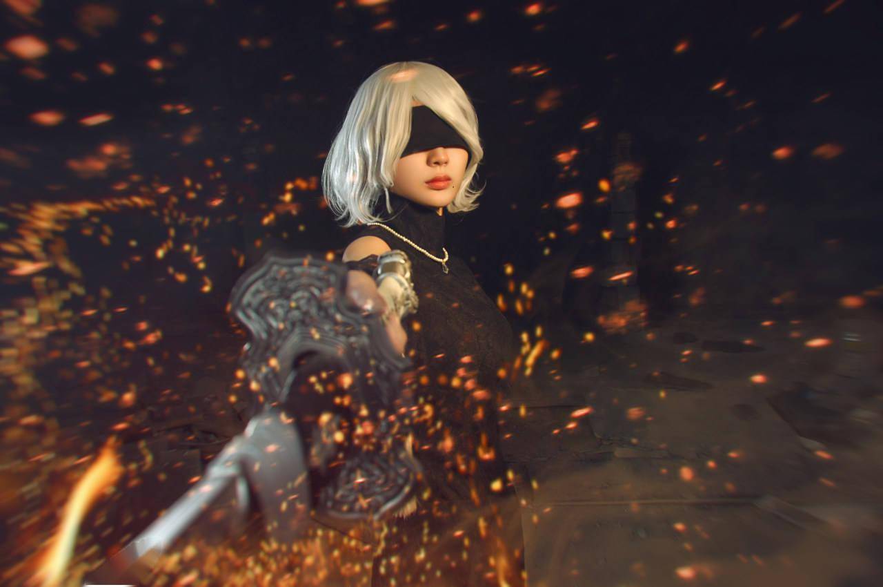 尼尔机械纪元同人旗袍cosplay