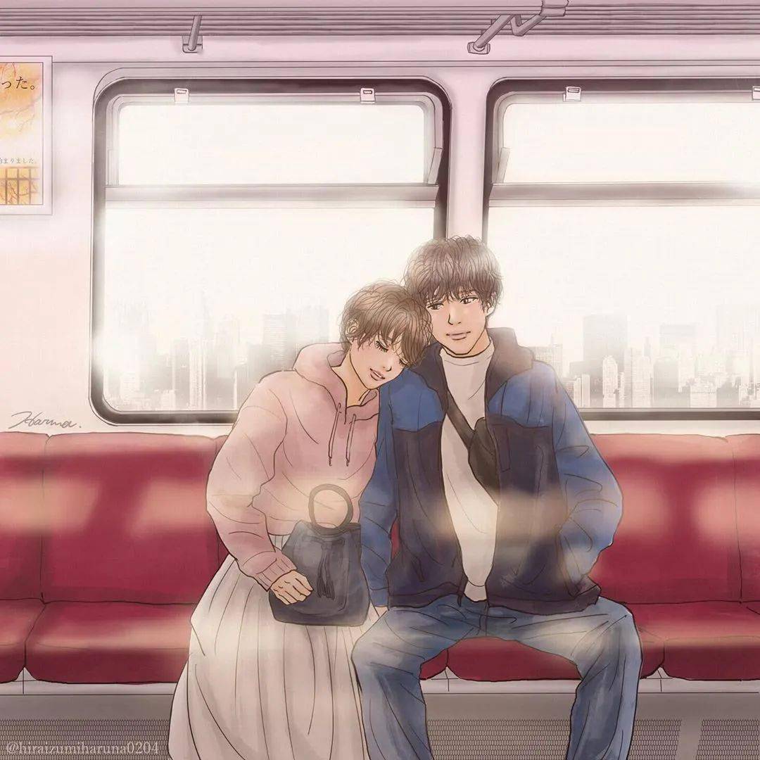 看完老脸就红日本插画师笔下又污又甜的情侣日常场面太过劲爆看完面红