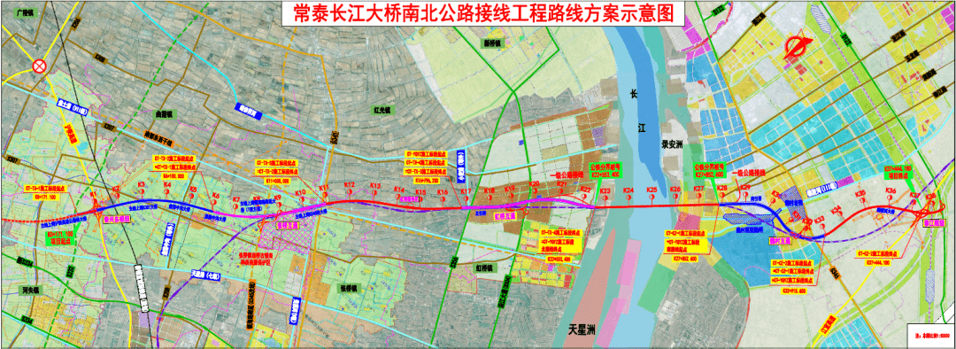 阜溧高速公路建湖至興化段起自鹽洛高速公路九龍口樞紐向南經建湖縣顏