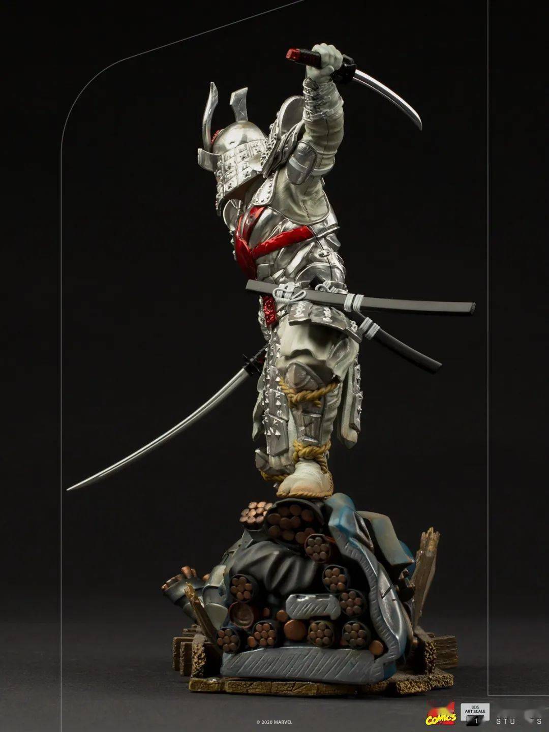 新品预定~ iron studios marcas33320-10 1/10 漫威反派 银色武士