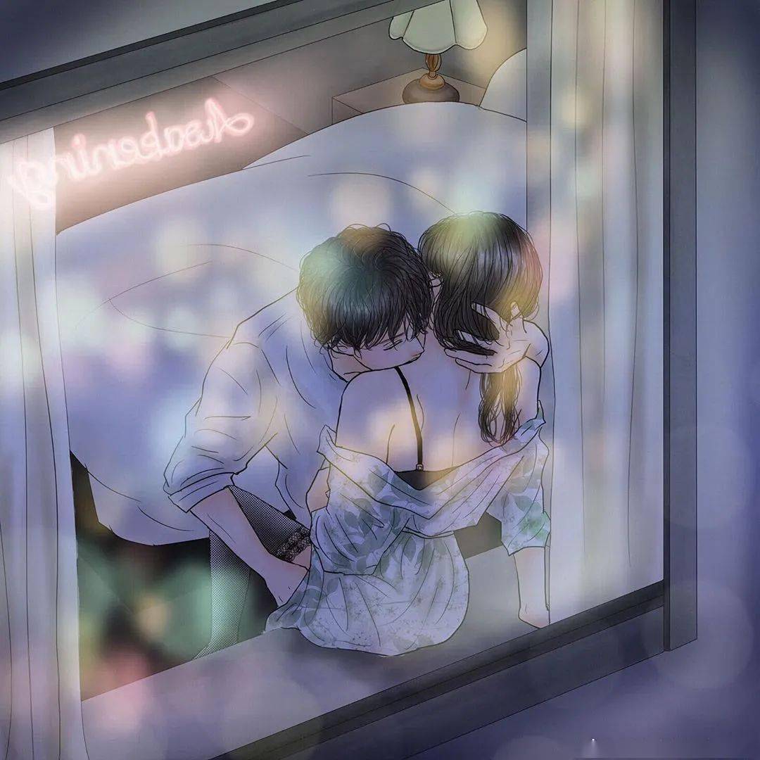 看完老脸就红,日本插画师笔下又污又甜的情侣日常,场面太过劲爆,看完