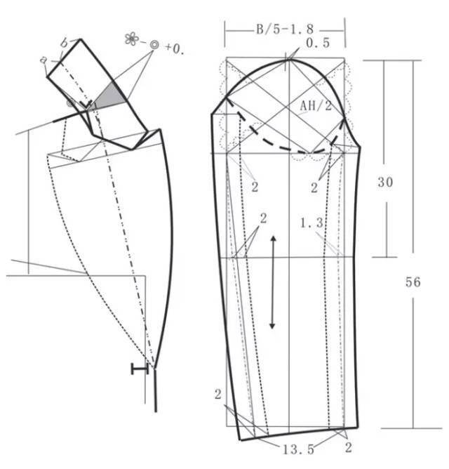 貼袋加才智服裝製版技術微信975851096上萬g服裝資料袋蓋,翻駁領,單