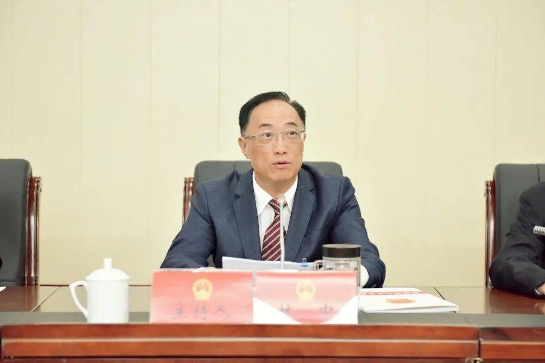 市人大常委会副主任俞大军,朱育平,林鹤志,蔡和斌以及市人大常委会