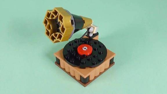 乐高积木经典创意10717拼装留声机