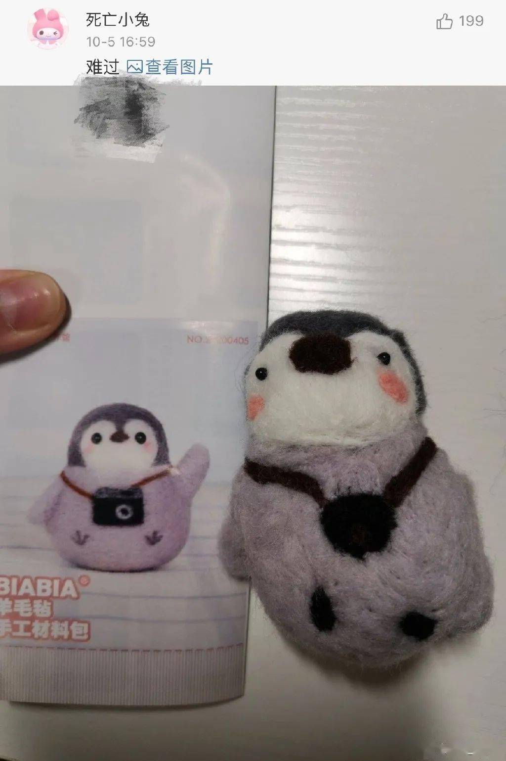 敬请欣赏今日份欢乐源泉之失败的羊毛毡!