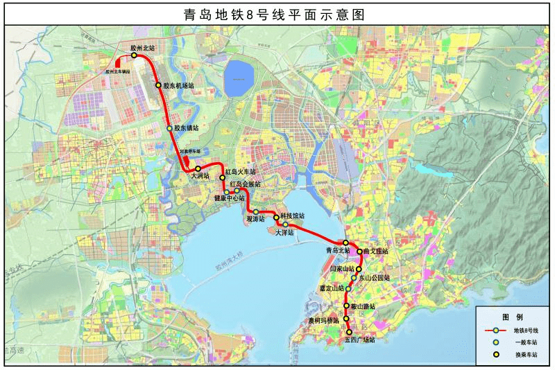 青島地鐵1號線8號線北段預計年底開通現在又有新進展速瞭解