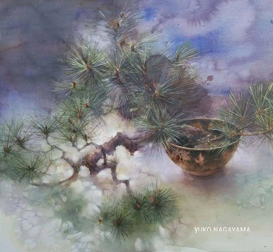 美爆日本第一水彩女神撩人的意境之美画面简直是诗意本诗狂圈百万粉