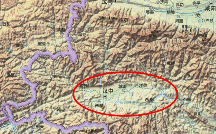 三国汉中地图全图图片