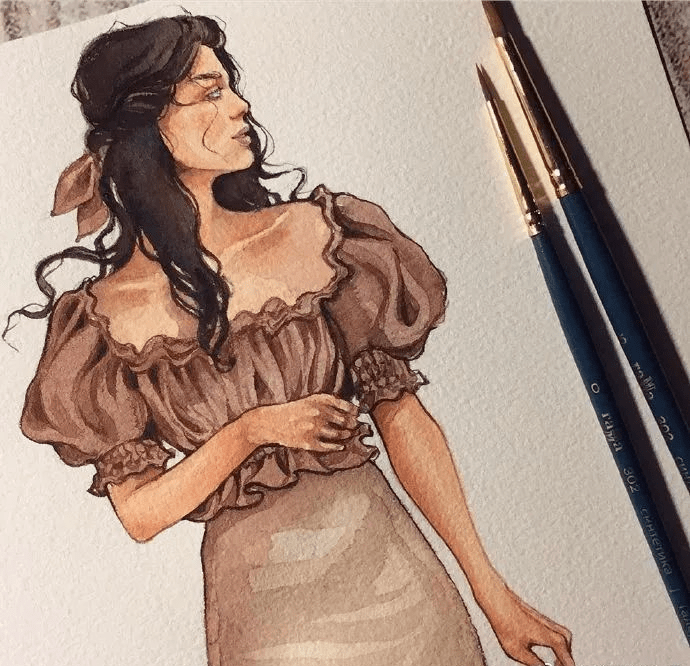 异域风情超美水彩人物集