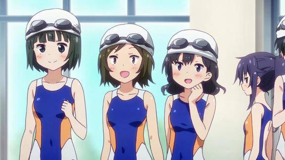 干物妹小埋小埋泳装秀游泳比赛又破纪录一旁希尔芬一脸醋意