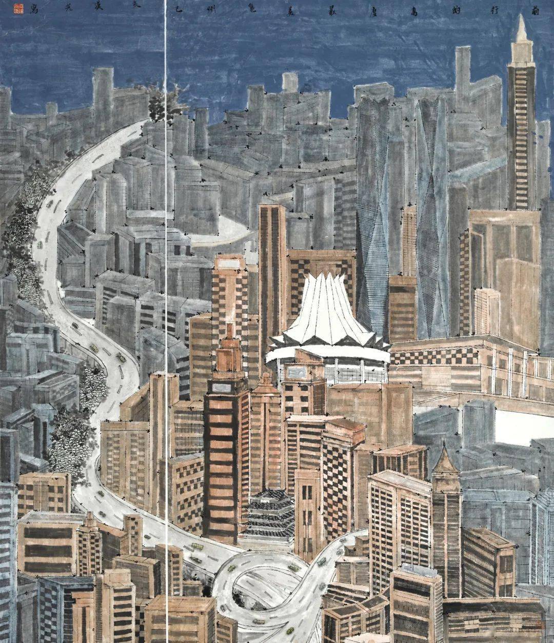 《最美邕城》中国画 作者:秦汉光(二)书法作品(部分)前贤赞美南宁诗二