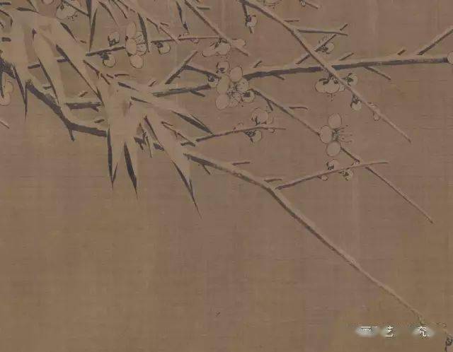 杨无咎雪梅图卷高清鉴赏
