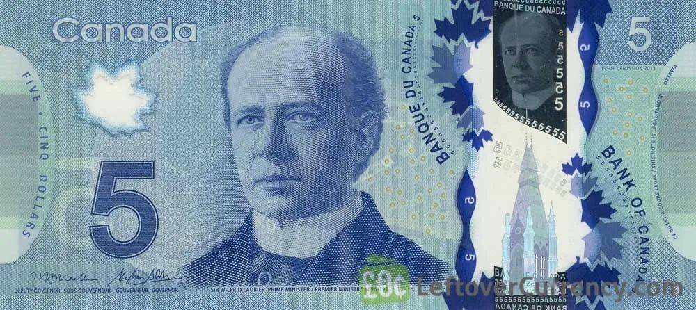 新版加拿大元图片