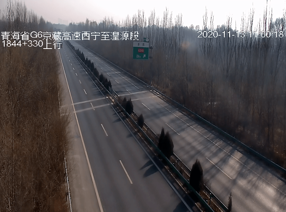 路况信息g6京藏高速西过境路段西钢高速入口匝道封闭施工