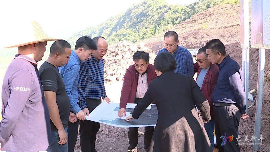 刀文高到平甸调研土地整治工作