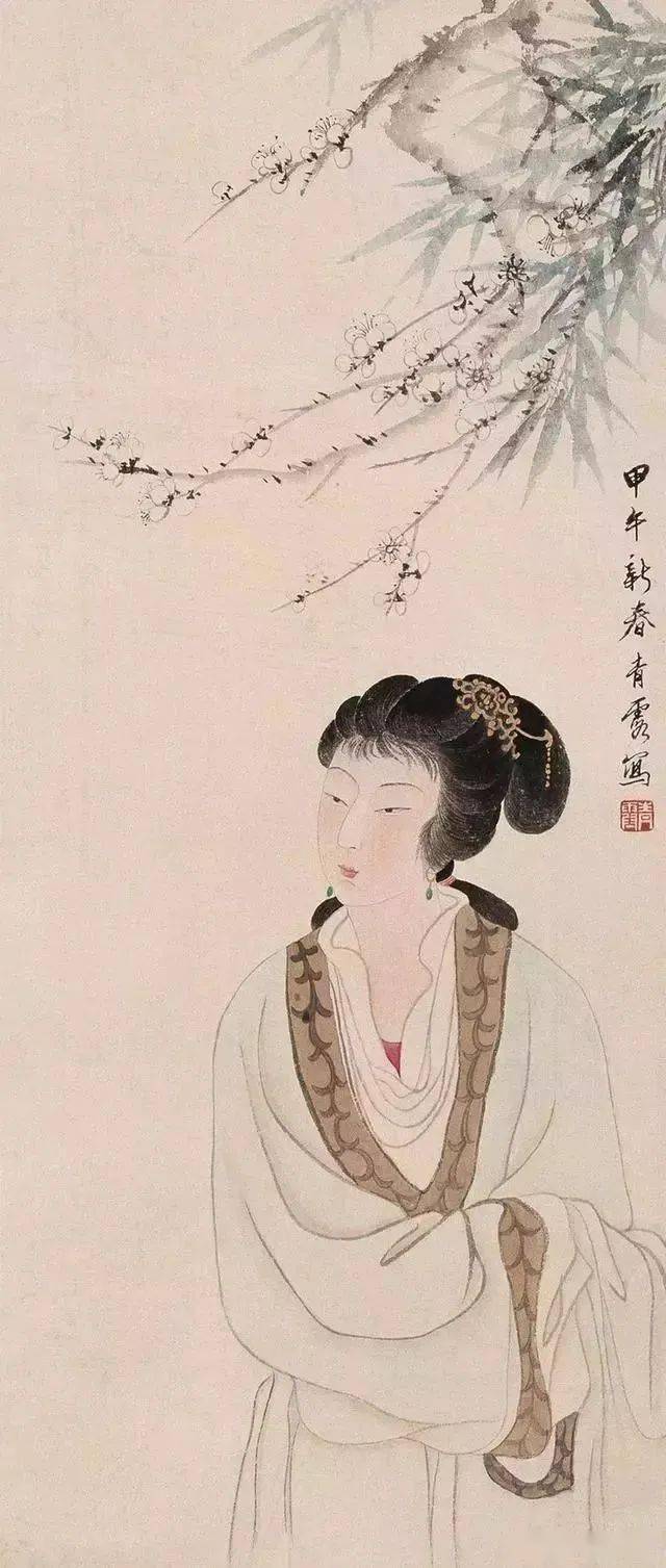 名家吴青霞笔下的仕女图