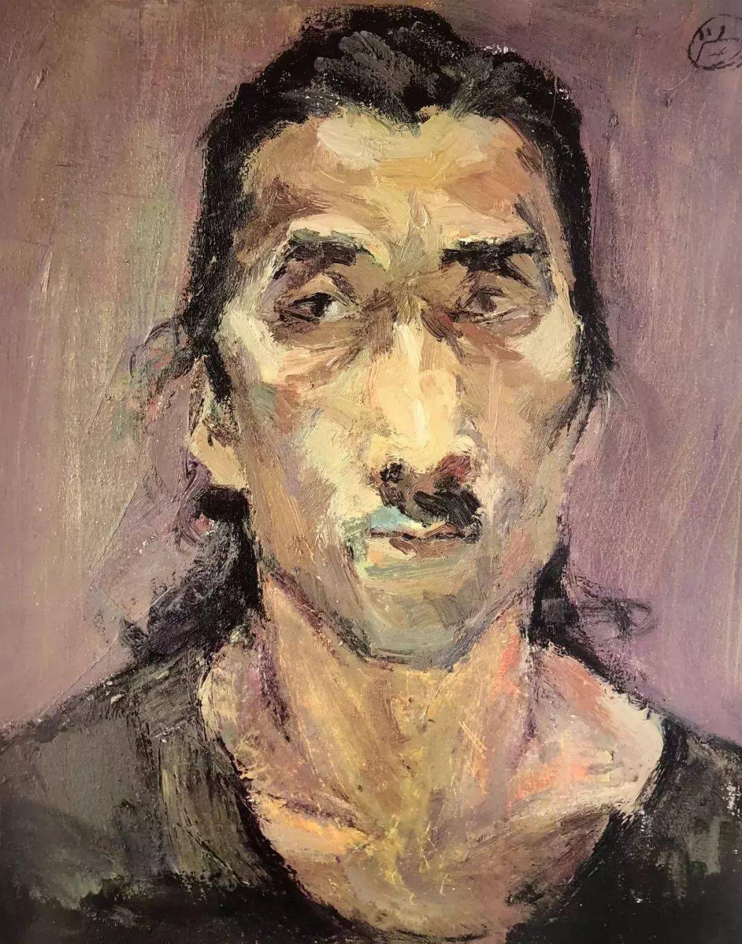 广美基础部留校色彩头像作品精选_素材