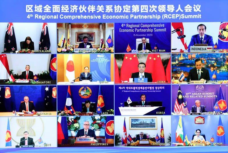 协定由东盟10国发起,邀请中国,日本,韩国,澳大利亚,新西兰,印度6个