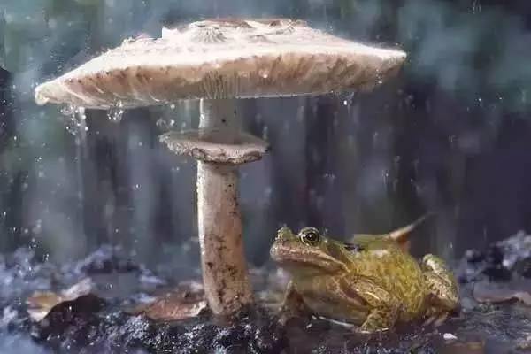 小动物们躲雨的方式,萌化了!