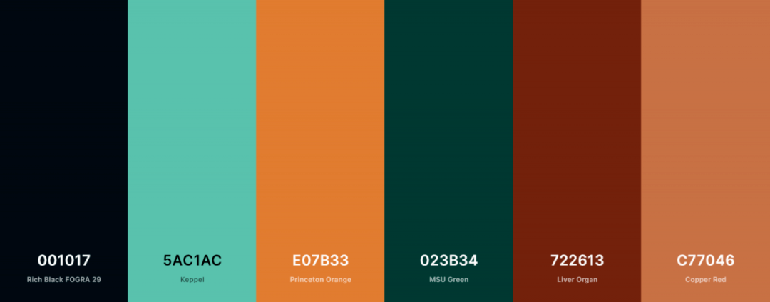 高级感 100% 配色大赏!