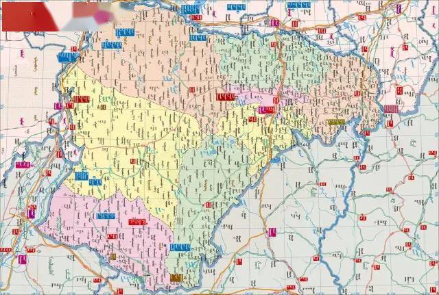 內蒙古12盟市蒙古語地圖太實用了趕緊收藏