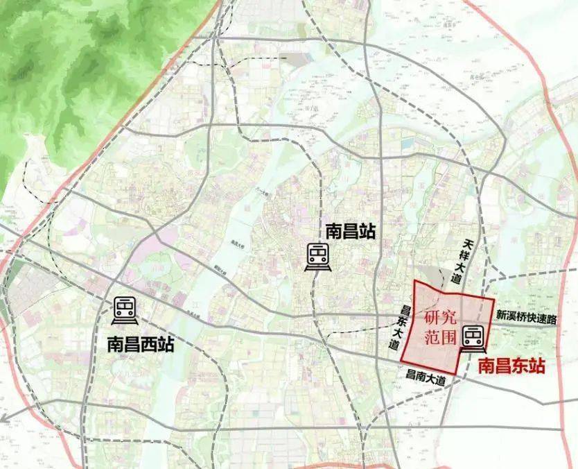 南昌东站具体位置地图图片