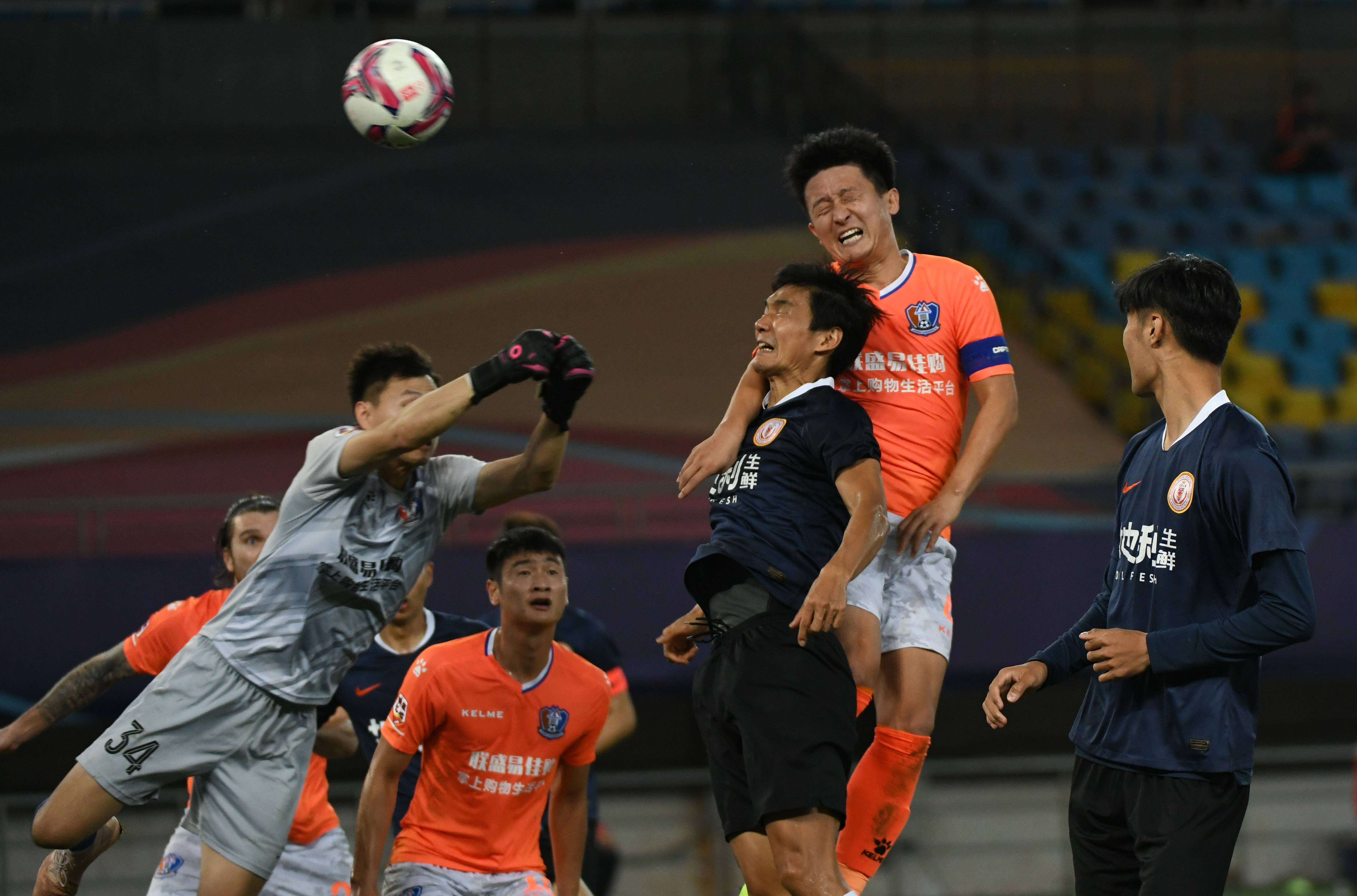 足球中甲保级附加赛江西联盛胜北京人和