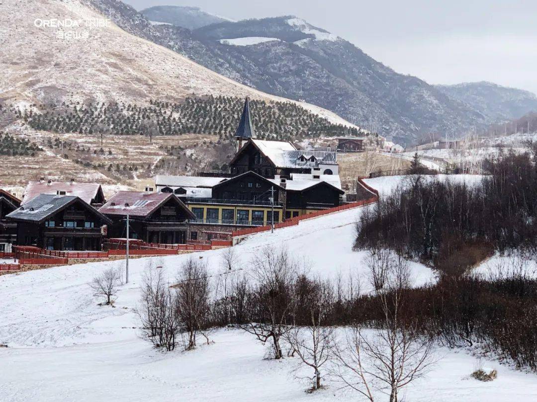 海坨迎今冬首雪覆雪之际18公里半树银装