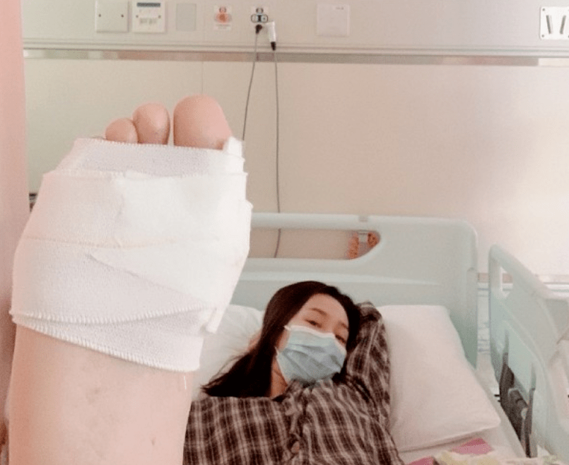 担心破相哭一整晚29岁tvb小花面部受伤紧急送医缝4针恐留疤破相