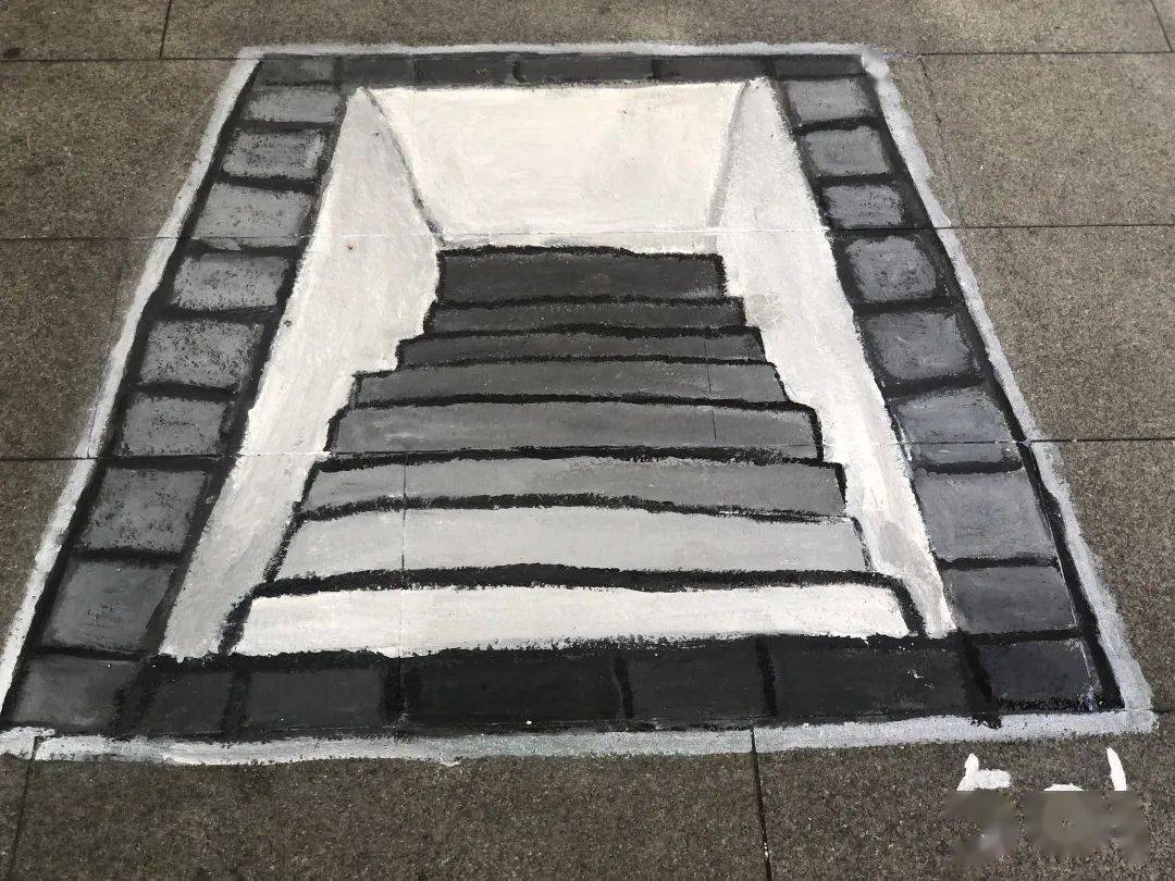 缤纷校园"创意地板涂鸦活动_江慧利