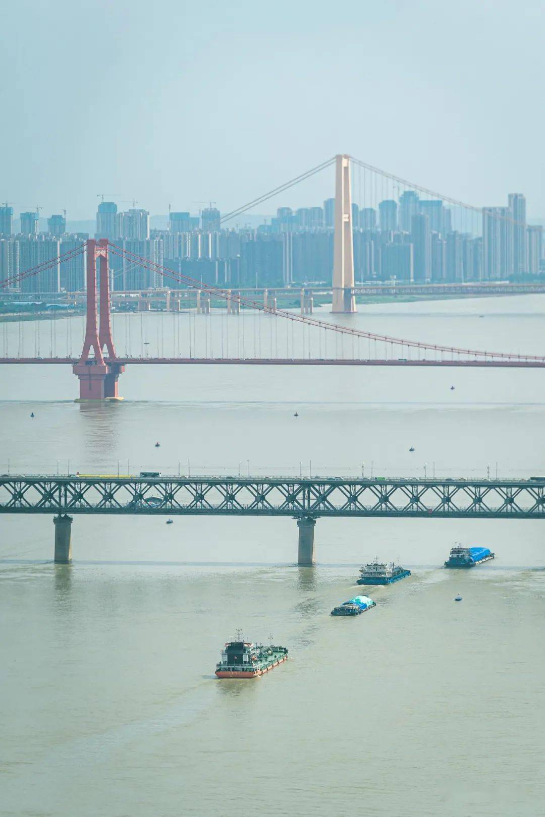 刚刚武汉第11座长江大桥青山大桥就此揭面