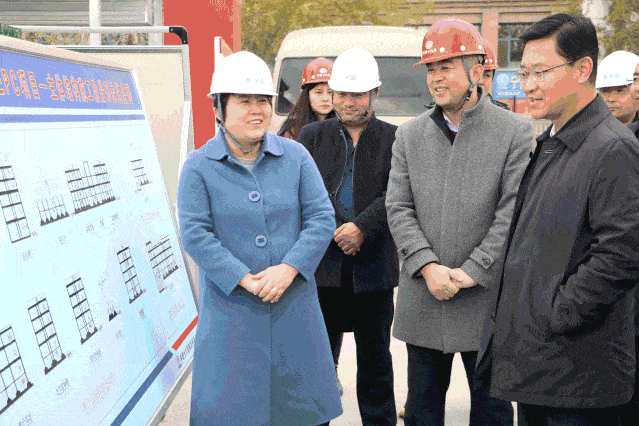 宁夏贺兰县委书记赵波,县长赫天江先后到贺兰县学校建设epc项目调研2