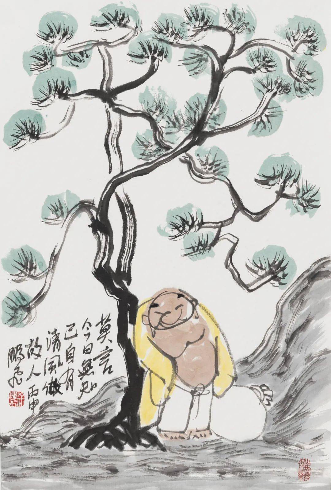 漫笔布袋——徐鹏飞水墨漫画展在浙江桐乡拉开帷幕