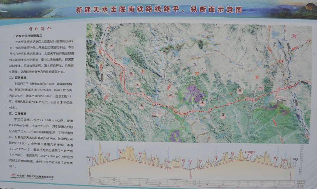 两翻秦岭天陇铁路正式开建