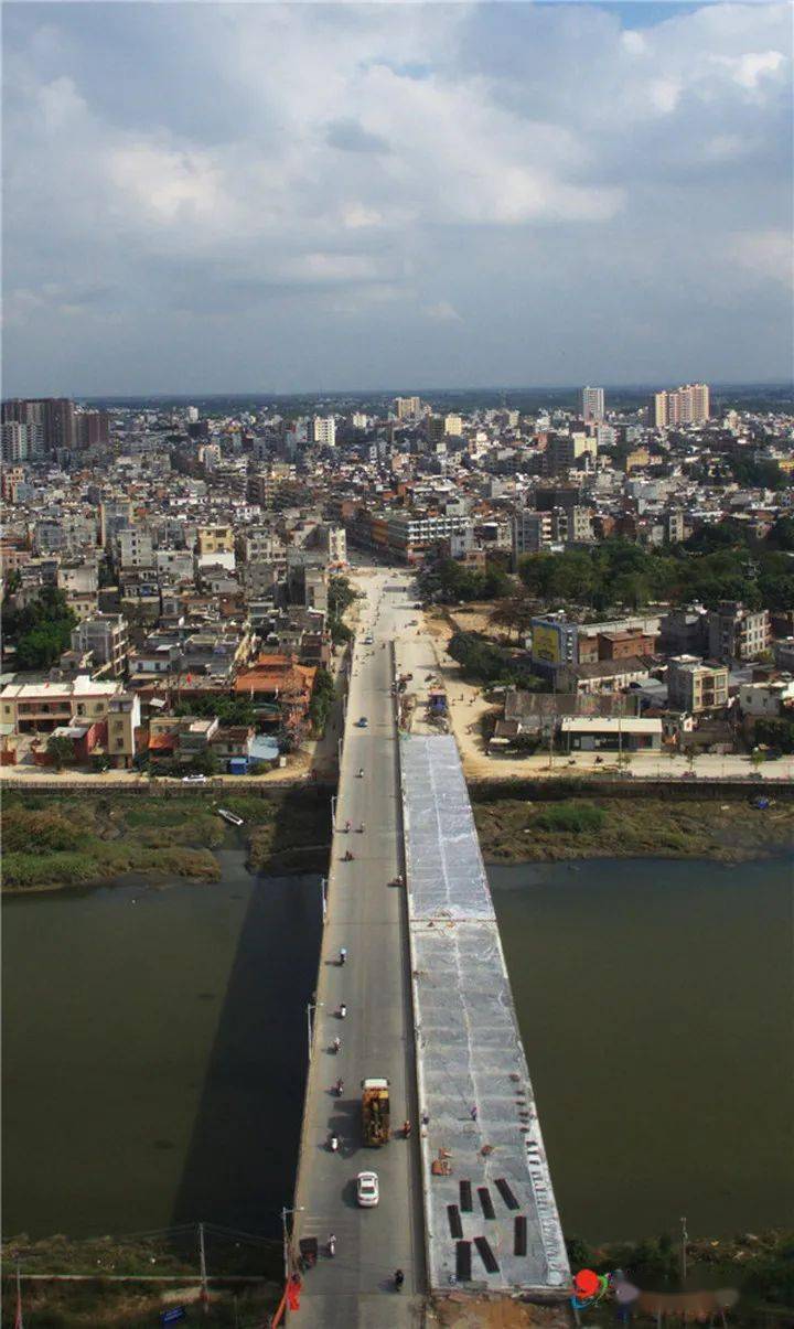 安铺大桥扩建四车道工程,预计春节前通车!
